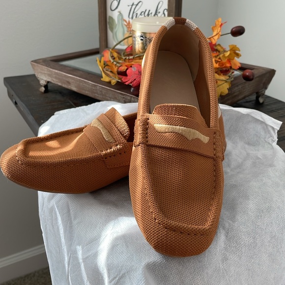 Amazon Women's Knit Driving Loafers Penny Moccasins - Picture 1 of 7